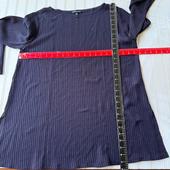 Eileen Fisher Rib Tunic Top Silk size M - Picture 6 of 7